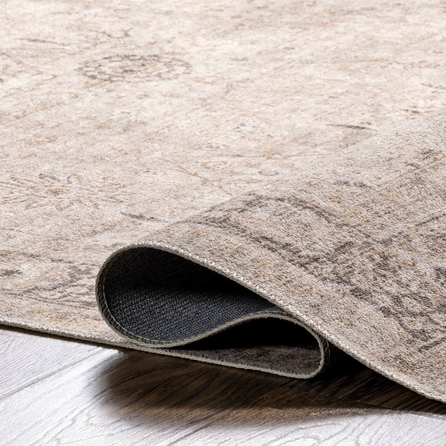 Bayberry Vintage Washable Rug | Sand