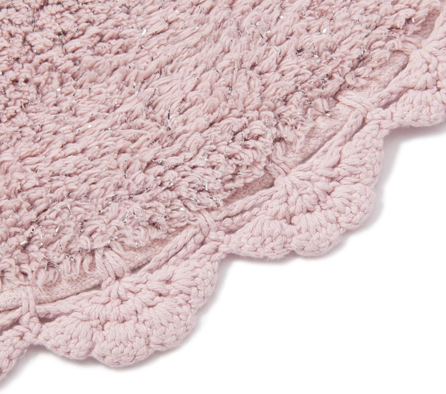 Francfranc Franc Prill Mat, Pink x Silver, 19.7 x 19.7 inches (50 x 50 cm)