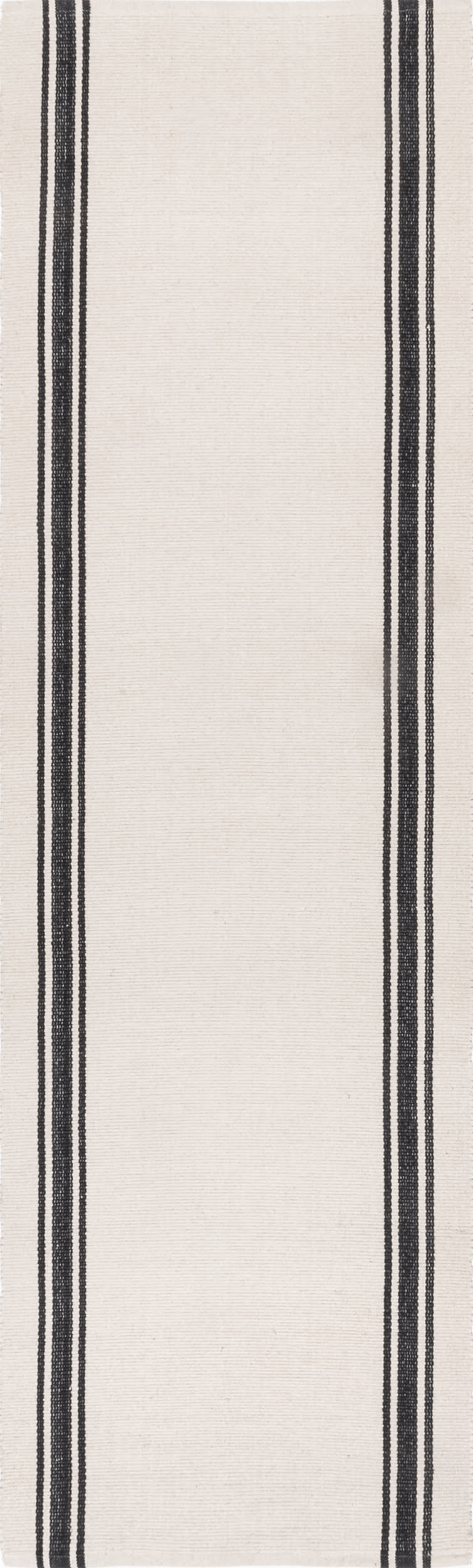 Sally Cotton Bordered Rug | Ivory