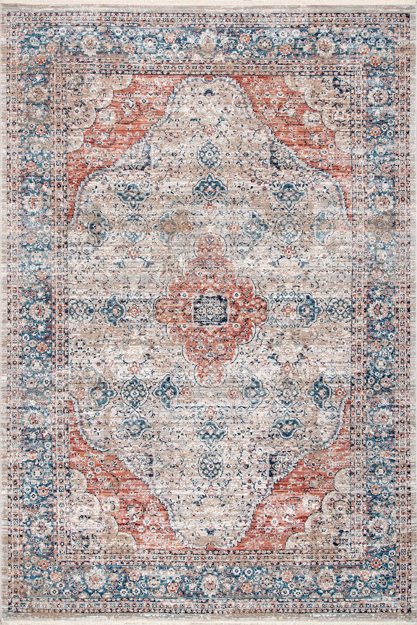 Herati Medallion Rug | Beige