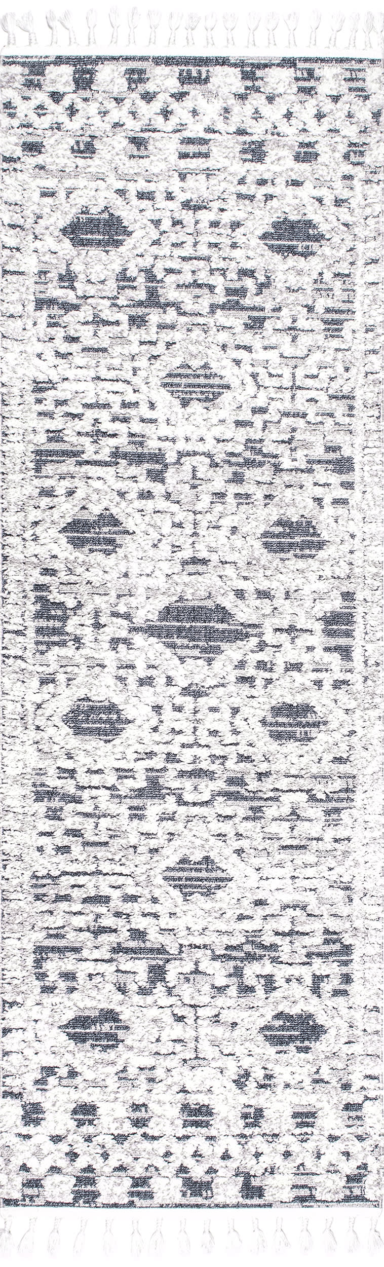 Frida Textured Moroccan Rug | Grey