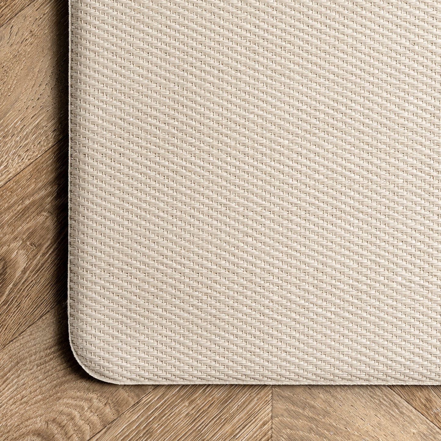 Braid Woven Anti-Fatigue Mat | Ivory