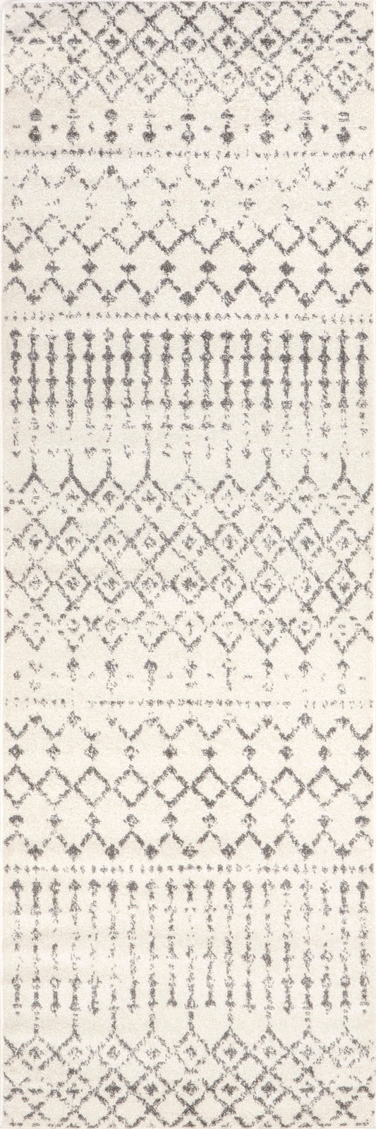 Moroccan Trellis Rug | Grey