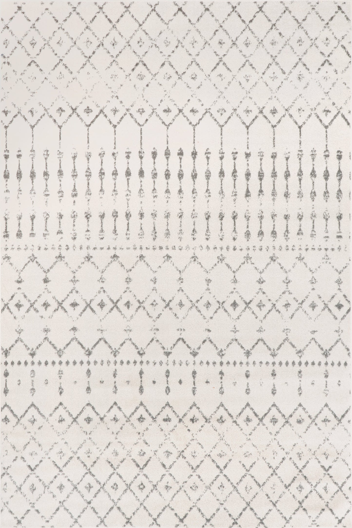 Moroccan Trellis Rug | Grey