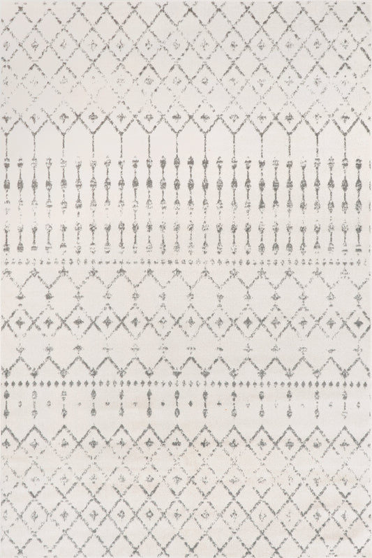 Moroccan Trellis Rug | Grey