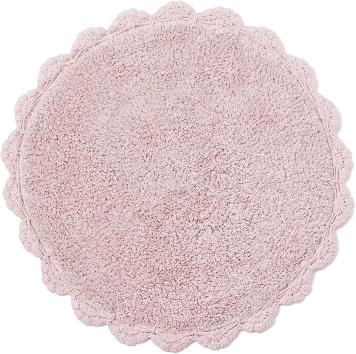 Francfranc Franc Prill Mat, Pink x Silver, 19.7 x 19.7 inches (50 x 50 cm)