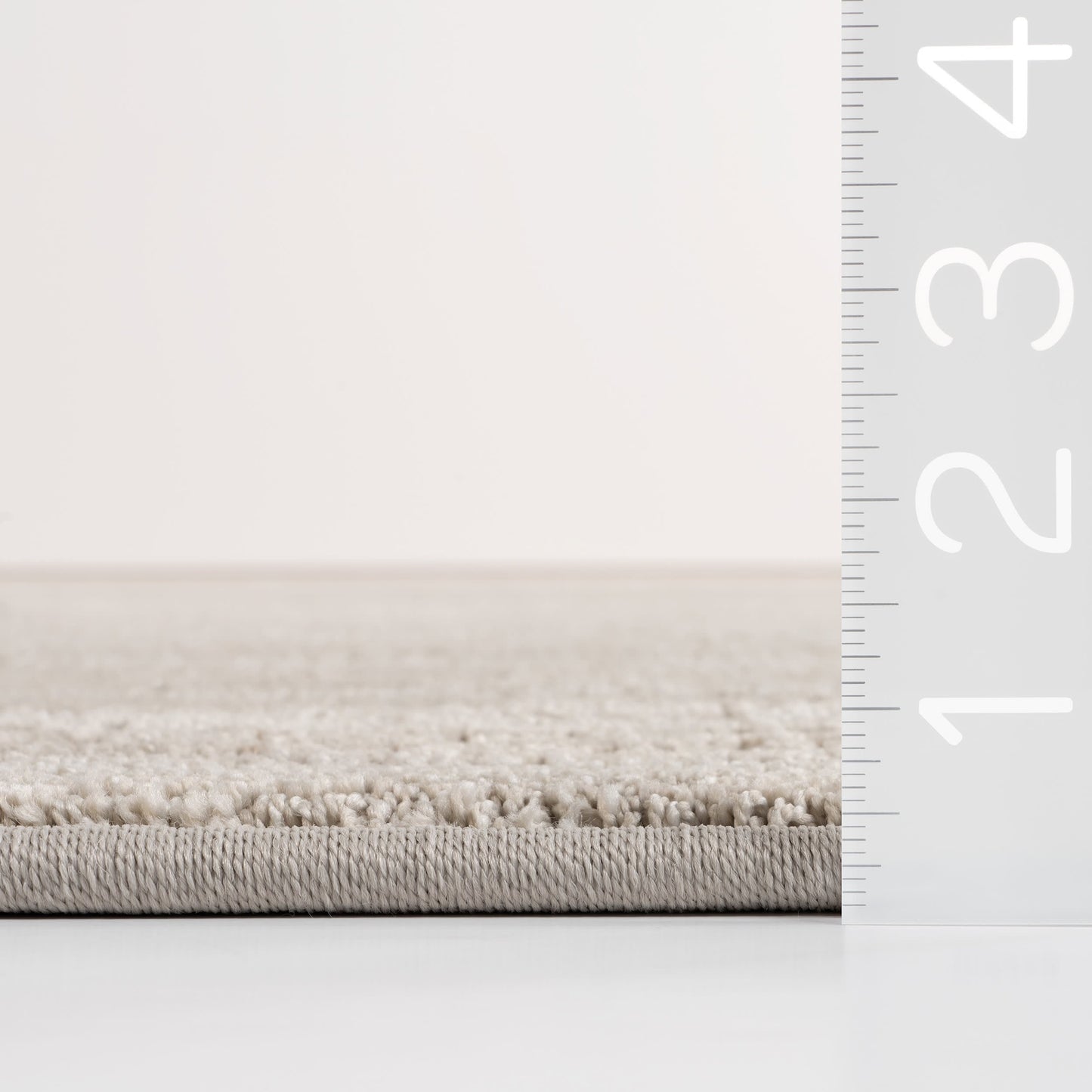 Mockingbird Textured Custom Rug | Beige