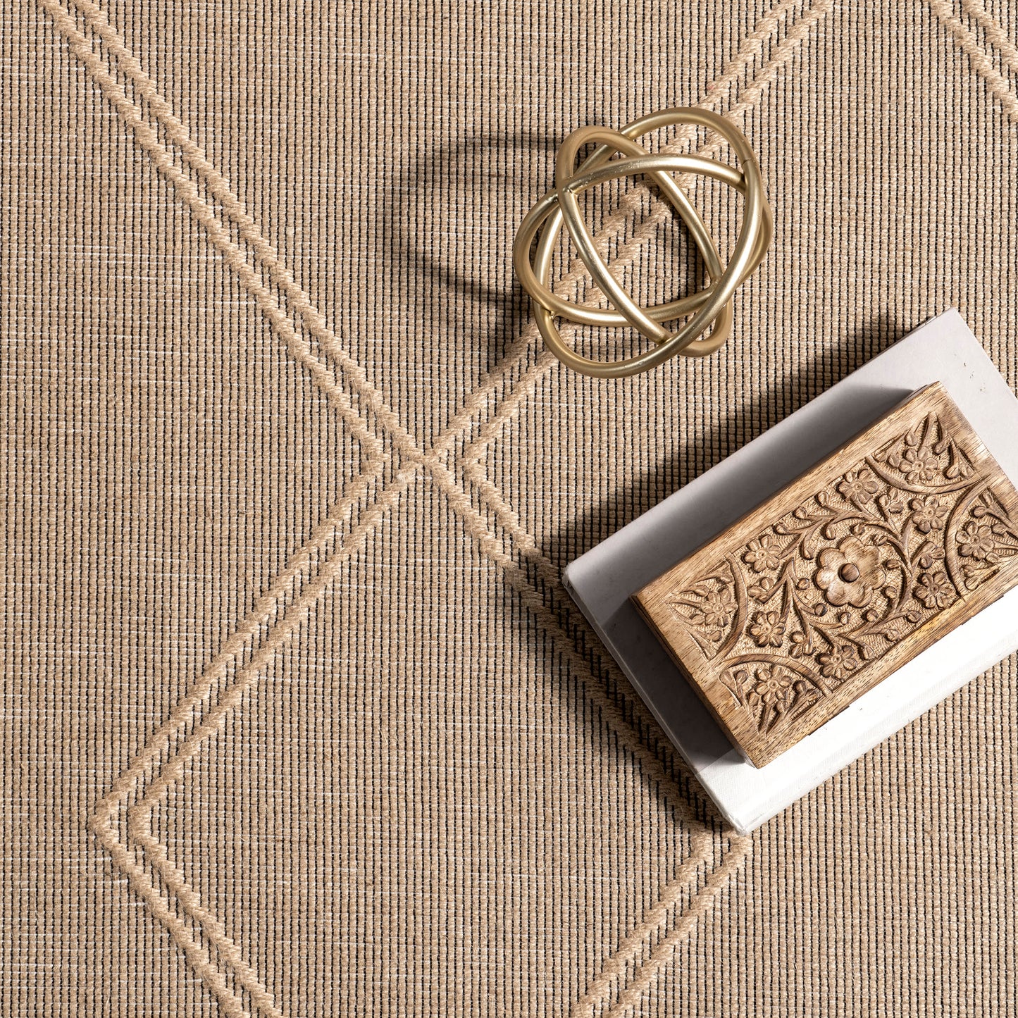 Ashly Trellis Rug | Natural